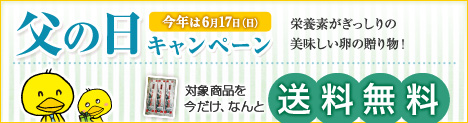 【送料無料】父の日キャンペーン！