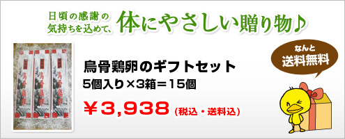 烏骨鶏卵ギフト